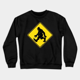 CAUTION! SASQUATCH CROSSING Crewneck Sweatshirt